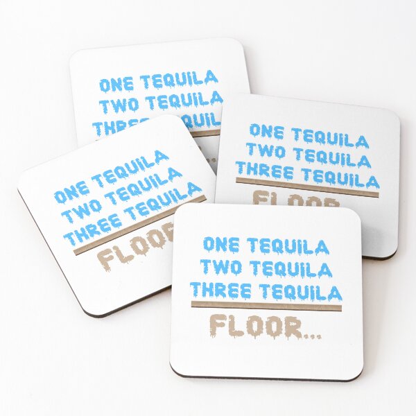Item preview, One Tequila, Two Tequila, Three Tequila, Floor designed and sold by The Love Quill.
