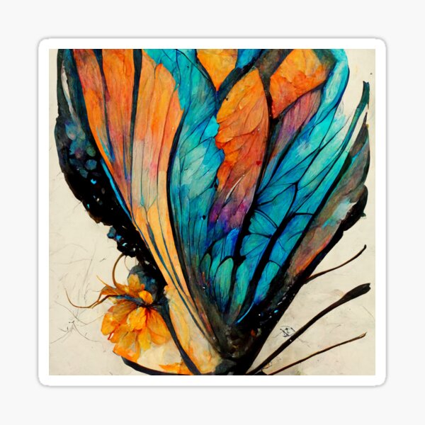 Item preview, Stained Glass Butterfly Wings - Abstract designed and sold by Mika Hutton.
