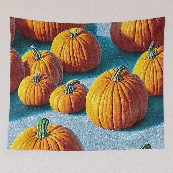 Item preview, Halloween Vintage Pumpkin Original designed and sold by Art-Love-Design.