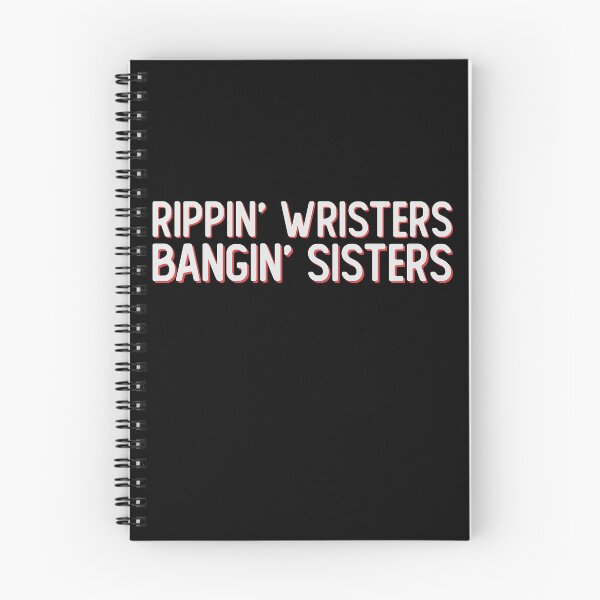 Item preview, Wrippin' Wristers Bangin Sisters Funny Hockey Slang Quote designed and sold by TripleDeke.