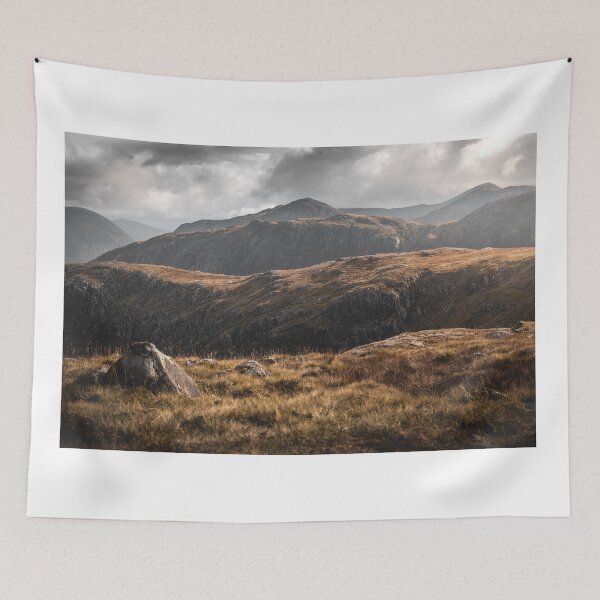 Item preview, Scotlands Mountains on a cloudy autumn day - View from Stob Coire Nan Lochan, Scottish Highlands designed and sold by BackpackTravel.