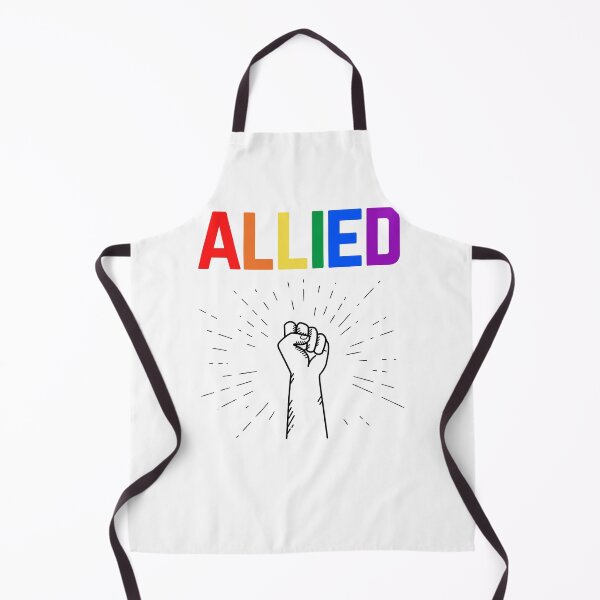 Item preview, Allies Fist in the Air. LGBTQ Ally Pride designed and sold by Subtle Pride Shop.