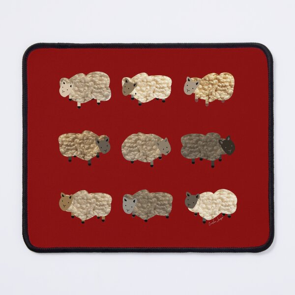 Item preview, Cute rustic sheep for eco friendly sustainable farming friends. Caroline Laursen original designed and sold by Caroline Laursen.