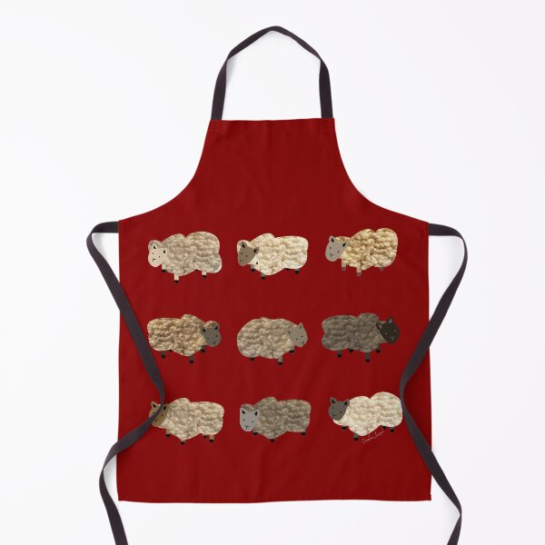 Item preview, Cute rustic sheep for eco friendly sustainable farming friends. Caroline Laursen original designed and sold by Caroline Laursen.