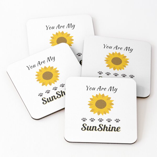 Item preview, You Are My Sunshine Sunflower Cat - funny and cute T-Shirts Quotes designed and sold by Designspot2020.