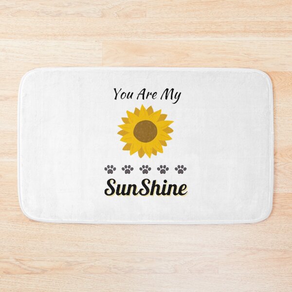 Item preview, You Are My Sunshine Sunflower Cat - funny and cute T-Shirts Quotes designed and sold by Designspot2020.