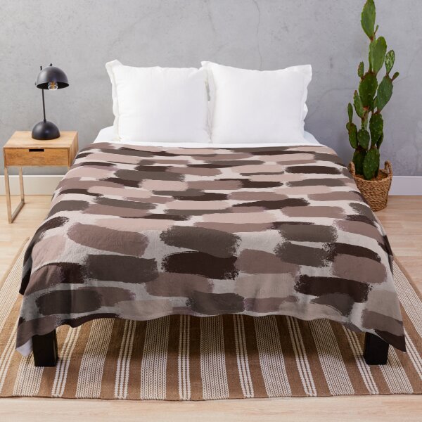 Item preview, Abstract, Shades of Mocha and Chocolate Brown, Paint Brush Effect designed and sold by OneThreeSix.