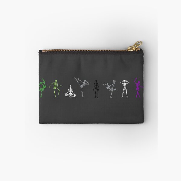 Item preview, Aro Ace Halloween Skeletons. Aroace Pride designed and sold by Subtle Pride Shop.