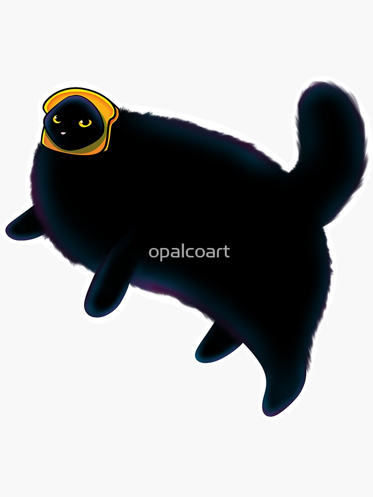 "BreadCat Meme" Sticker for Sale by opalcoart Redbubble