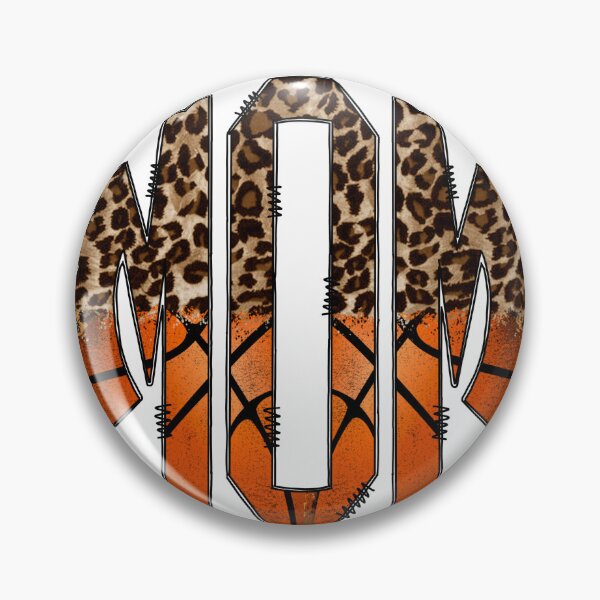 Artikelvorschau, Basketball Mom, Leopard Print und Basketball entworfen und verkauft von mamahellfire31.