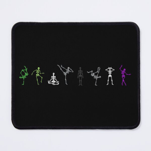 Item preview, Aro Ace Halloween Skeletons. Aroace Pride designed and sold by Subtle Pride Shop.