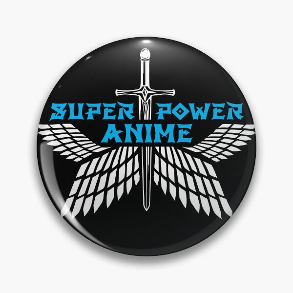 Item preview, Blue White Sword Wings Super Power Anime designed and sold by SuperPowerAnime.