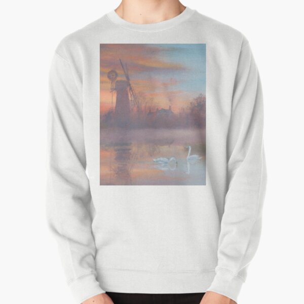 Daybreak at Hunsett Mill Pullover Sweatshirt