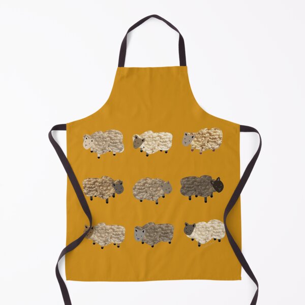 Item preview, Cute rustic sheep for eco friendly sustainable farming friends. Caroline Laursen original designed and sold by Caroline Laursen.