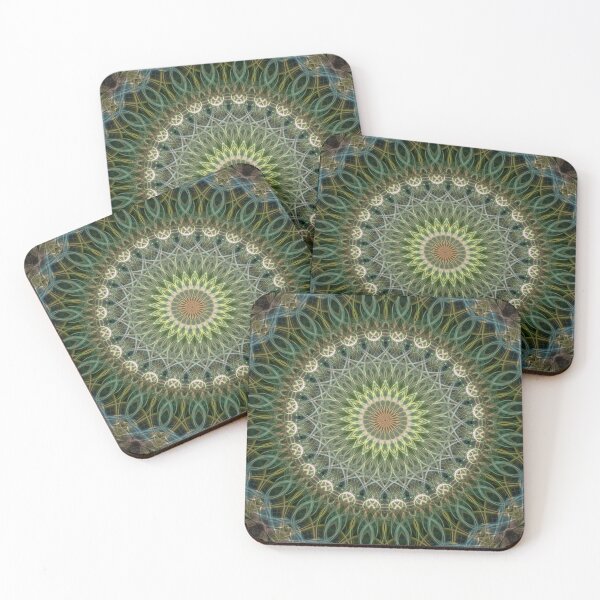 Item preview, Cream and green mandala designed and sold by JBlaminsky.