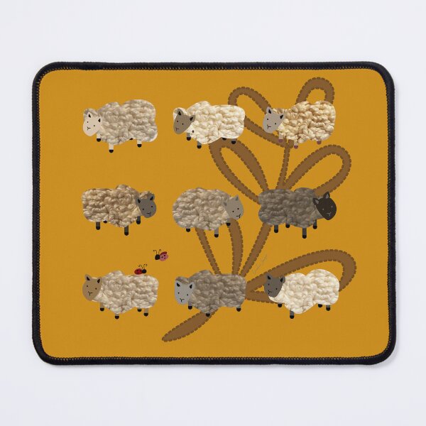 Item preview, Cute rustic sheep for eco friendly sustainable farming friends. Caroline Laursen original designed and sold by Caroline Laursen.