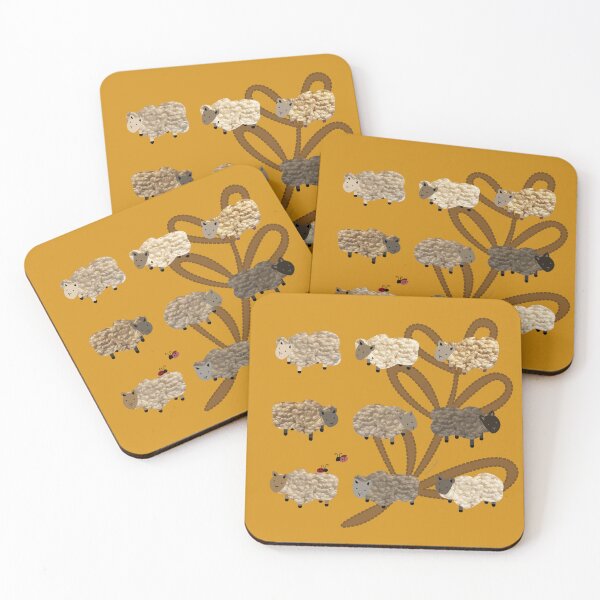 Item preview, Cute rustic sheep for eco friendly sustainable farming friends. Caroline Laursen original designed and sold by Caroline Laursen.