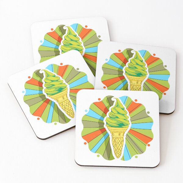 Item preview, Green Maccha Ice Cream Cone - Food Collection designed and sold by CreativNode.