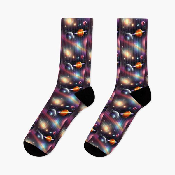 Item preview, The infinite big colorful universe. Planets, stars, meteorites in our galaxy designed and sold by Nubaex.