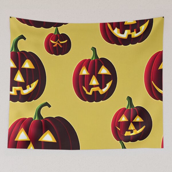 Item preview, Halloween Vintage Pumpkin Original designed and sold by Art-Love-Design.
