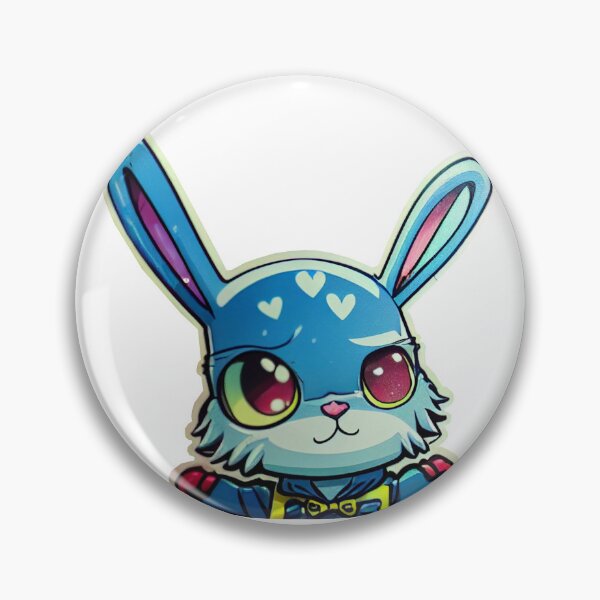 Item preview, Chibi Bunny Rabbit Cute Anime Sticker designed and sold by friskyfoxtrot.