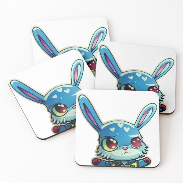 Item preview, Chibi Bunny Rabbit Cute Anime Sticker designed and sold by friskyfoxtrot.