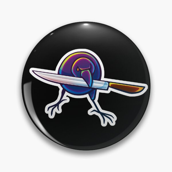 Item preview, Crow Raven with a Knife Meme designed and sold by opalcoart.