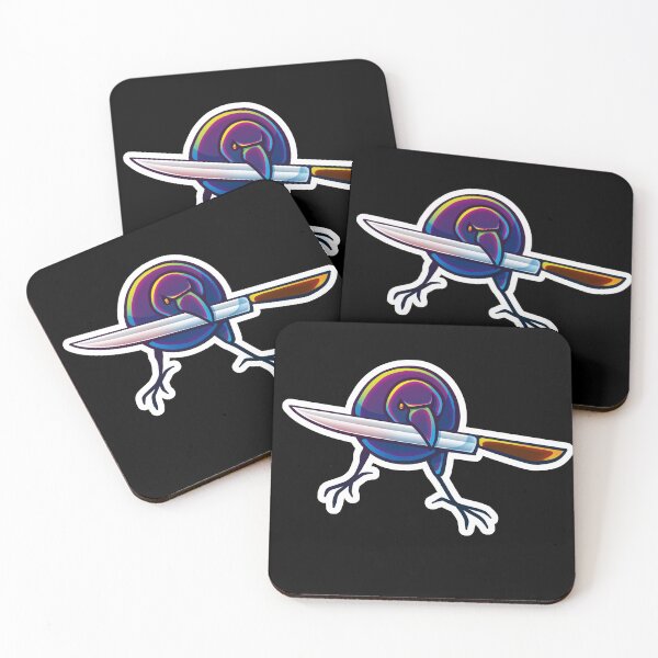 Item preview, Crow Raven with a Knife Meme designed and sold by opalcoart.