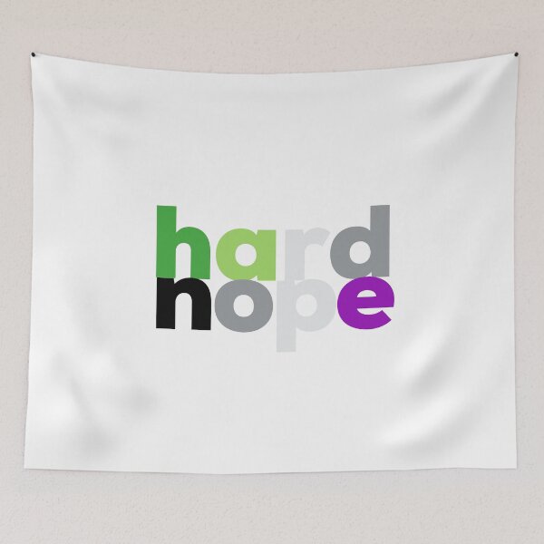 Item preview, hard nope. Aroace Pride designed and sold by Subtle Pride Shop.