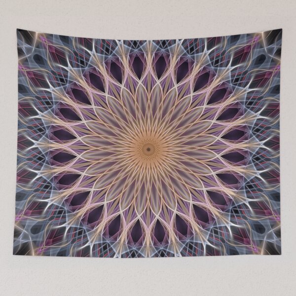 Item preview, Plum and peach mandala designed and sold by JBlaminsky.