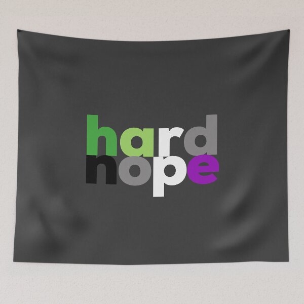 Item preview, hard nope. Aroace Pride designed and sold by Subtle Pride Shop.