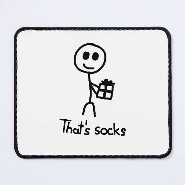 Item preview, Stickman with gift funny quote thats socks designed and sold by StickyMann.