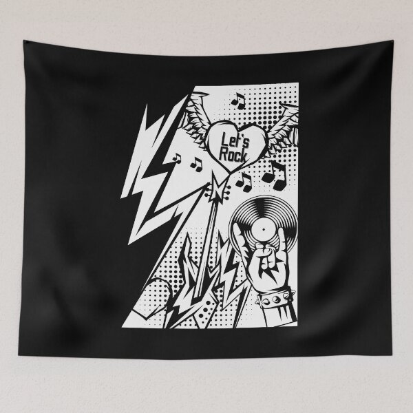 Item preview, Simple Let's Rock Music designed and sold by Designs-Nifty.