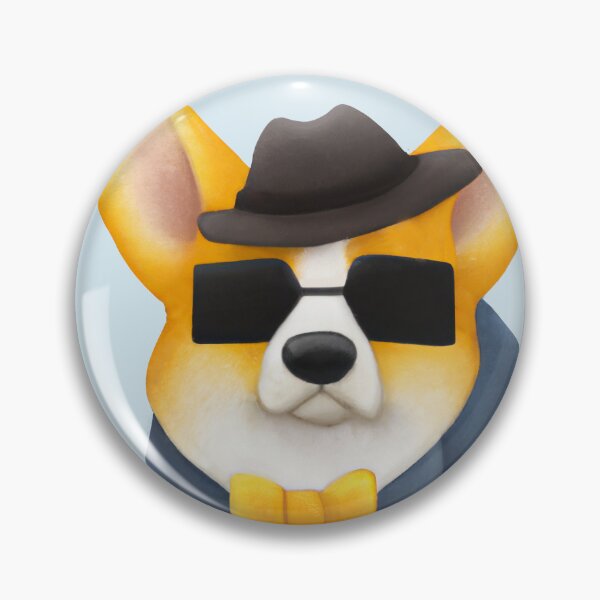Item preview, InCORGInito Corgi Cute Funny Dog Pun Detective Incognito Dramabite designed and sold by dramabite.