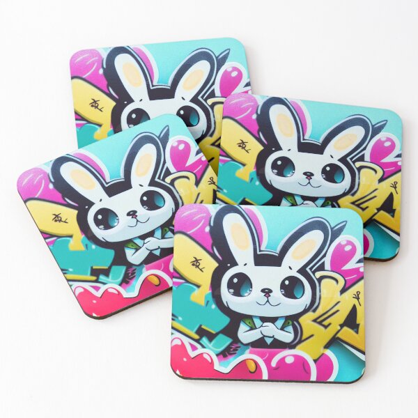 Item preview, Chibi Bunny Rabbit Cute Anime Sticker designed and sold by friskyfoxtrot.