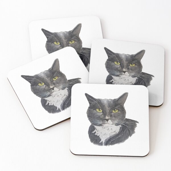 Item preview, Grey Cat designed and sold by Mostly All Cats Stuff.