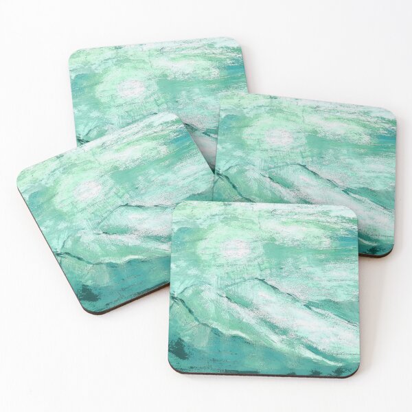 Item preview, Green mountain landscape design designed and sold by WorldOfWendyArt.