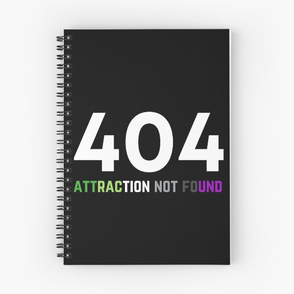 Item preview, 404 Aro Ace Attraction Not Found. Aroace Pride designed and sold by Subtle Pride Shop.