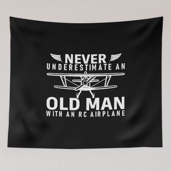 Item preview, Never Underestimate An Old Man With An RC Airplane designed and sold by jaftees.