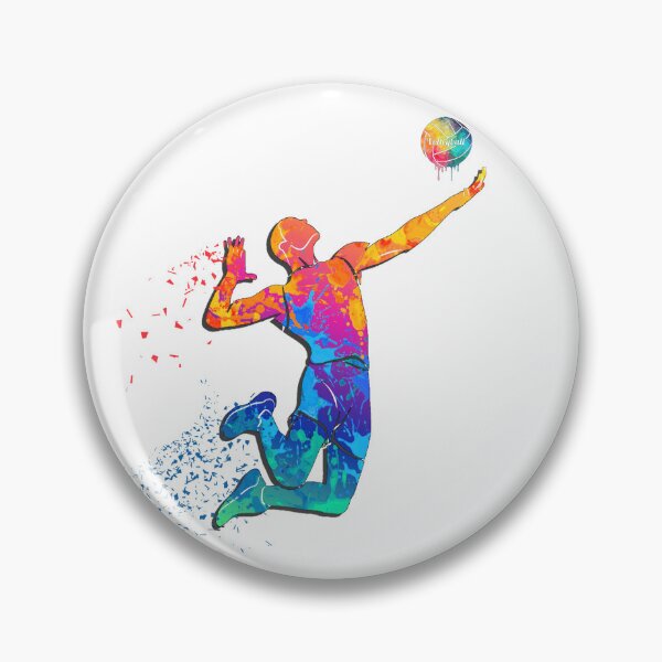 Item preview, volleyball player attacks the ball designed and sold by princevb2011.