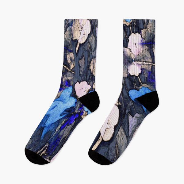 Item preview, Bright Cobalt Floral designed and sold by Natalie Holland.