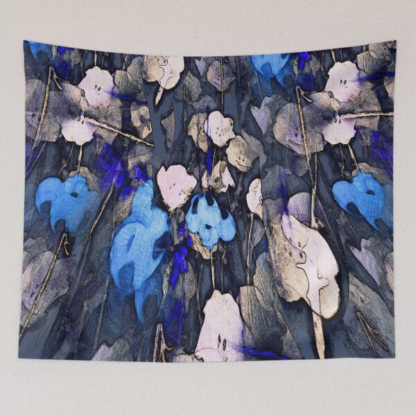 Item preview, Bright Cobalt Floral designed and sold by Natalie Holland.