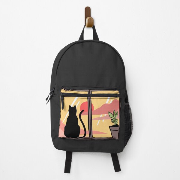 Item preview, Cat Watching Sunset on Window Sill designed and sold by Pink Ribbon.