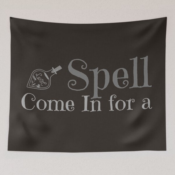 Item preview, Come In for a Spell in Halloween - Grayscale  Version designed and sold by st0n0ga.