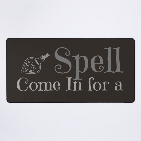 Item preview, Come In for a Spell in Halloween - Grayscale  Version designed and sold by st0n0ga.