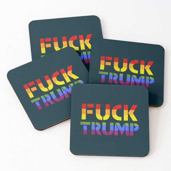 Item preview, Fuck Trump LGBT Rainbow Flag 2020 Election Lesbian Gift   designed and sold by BriWeise1.