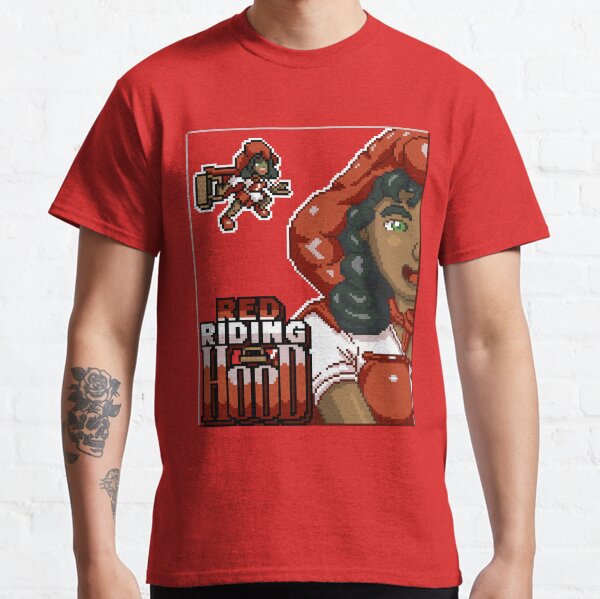 Red Riding Hood- The Classic Traveler in Gaming Pixel! Classic T-Shirt