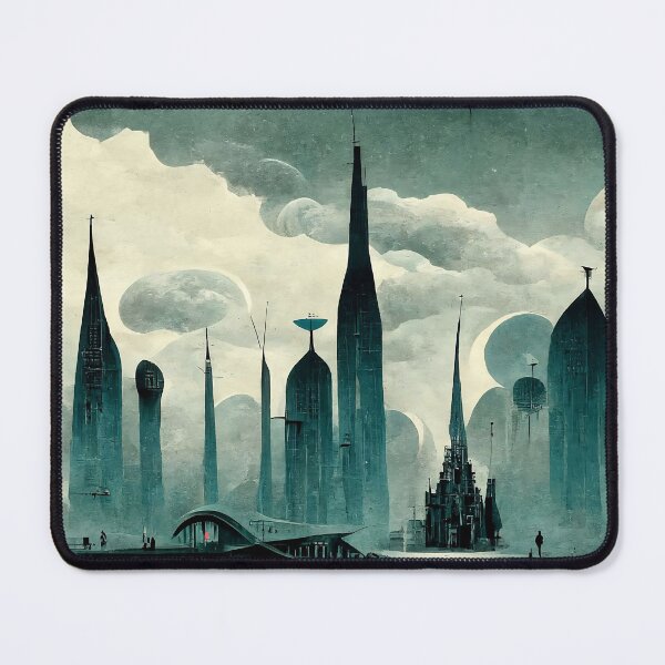 Item preview, Tim Burton's future city designed and sold by TheNoir Phoenix.
