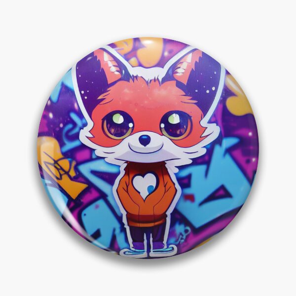 Item preview, Chibi Fox Cute Anime Sticker designed and sold by friskyfoxtrot.