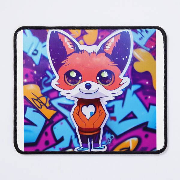 Item preview, Chibi Fox Cute Anime Sticker designed and sold by friskyfoxtrot.